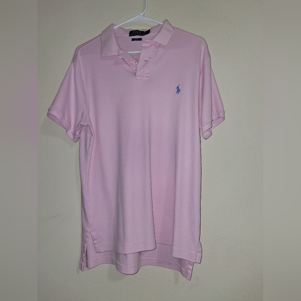 Ralph Lauren Men's Pink Polo Shirt